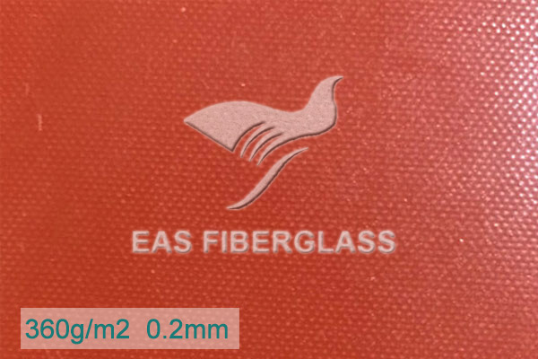 Red Silicone Coated Fiberglass Fabric