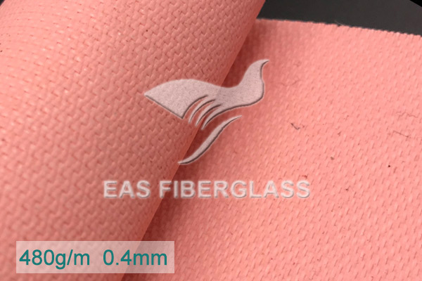 Salmon Acrylic Coated Fiber Glass Cloth